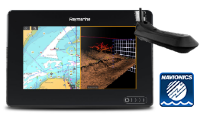 AXIOM 7 МФД экран 7" с эхолотом RealVision 3D, 600W Эхолот с датчиком и картой Navionics+