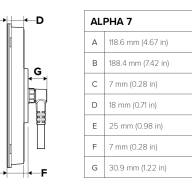 Alpha 7&quot; Performance Мульти Індикатор - Alpha 7" Performance Мульти Індикатор